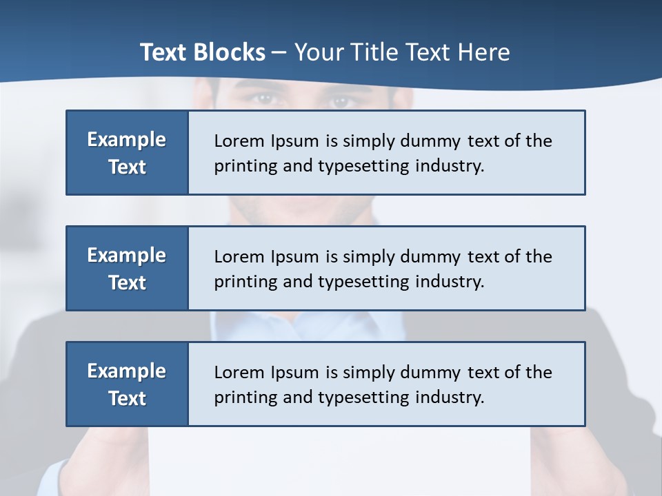 Halten Freiraum Beruf PowerPoint Template