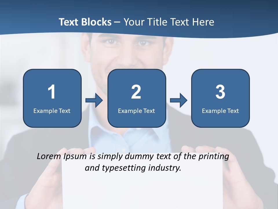 Halten Freiraum Beruf PowerPoint Template