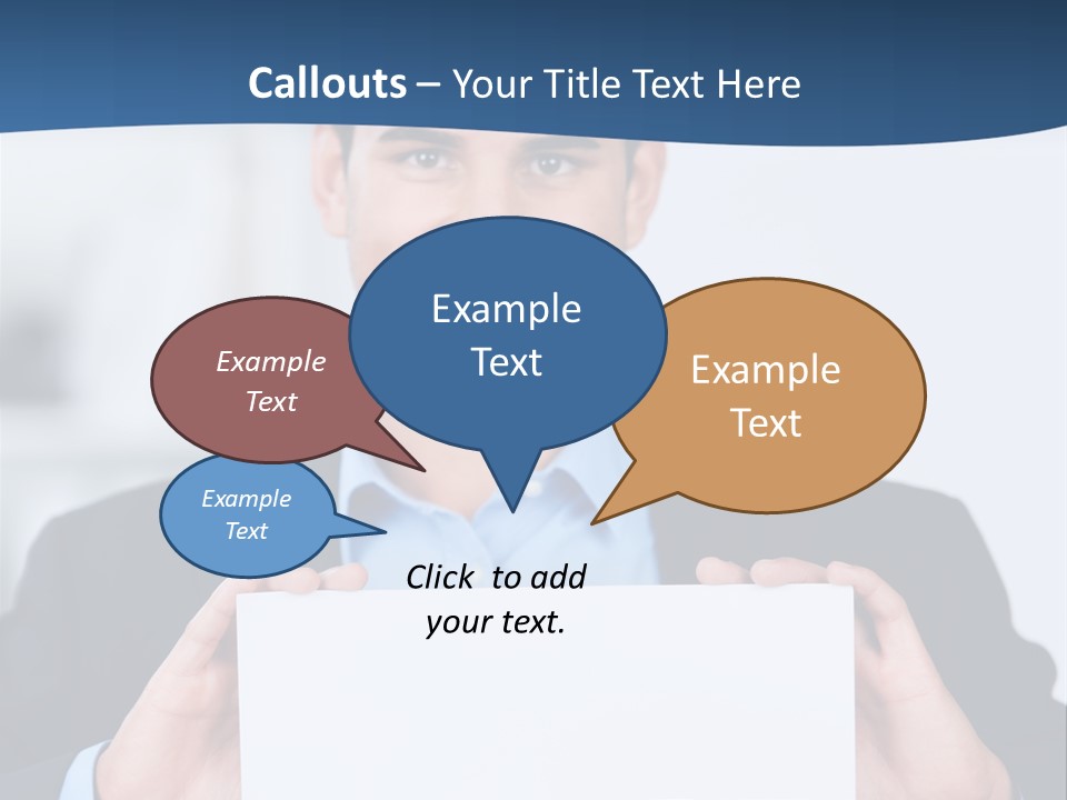 Halten Freiraum Beruf PowerPoint Template