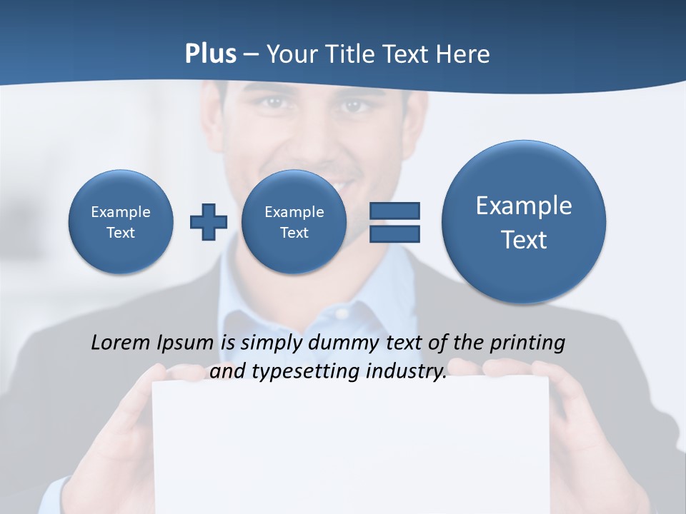 Halten Freiraum Beruf PowerPoint Template