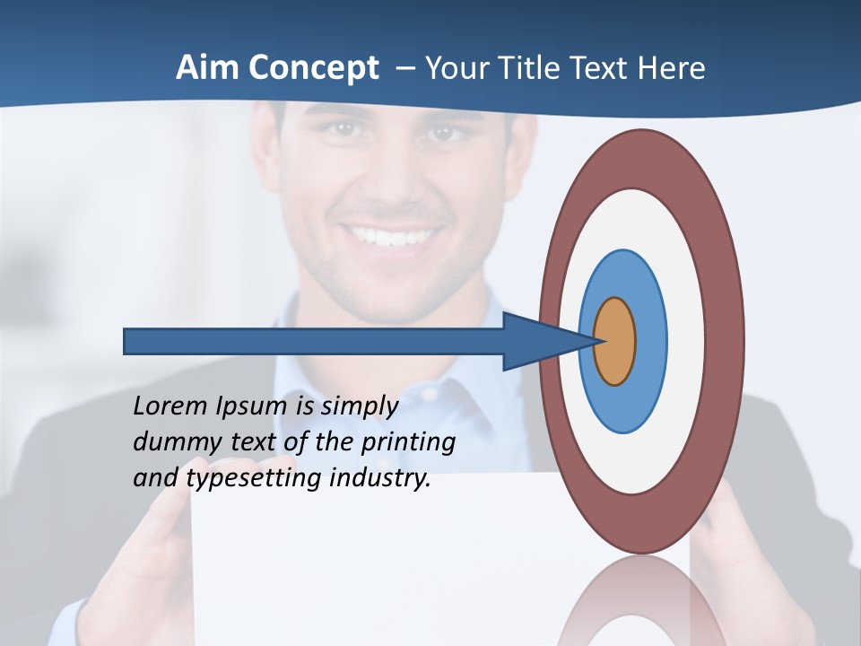 Halten Freiraum Beruf PowerPoint Template