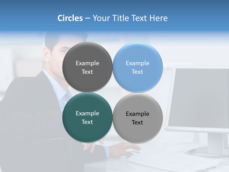 Mann Freiraum Entspannt PowerPoint Template