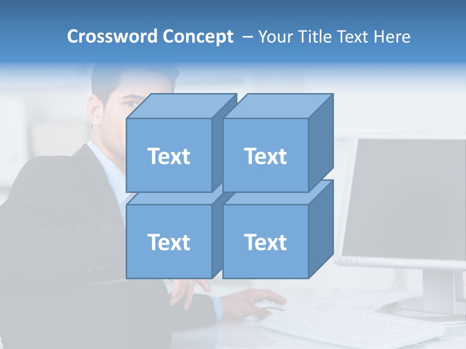 Mann Freiraum Entspannt PowerPoint Template