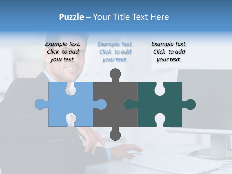 Mann Freiraum Entspannt PowerPoint Template