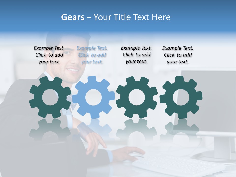 Mann Freiraum Entspannt PowerPoint Template