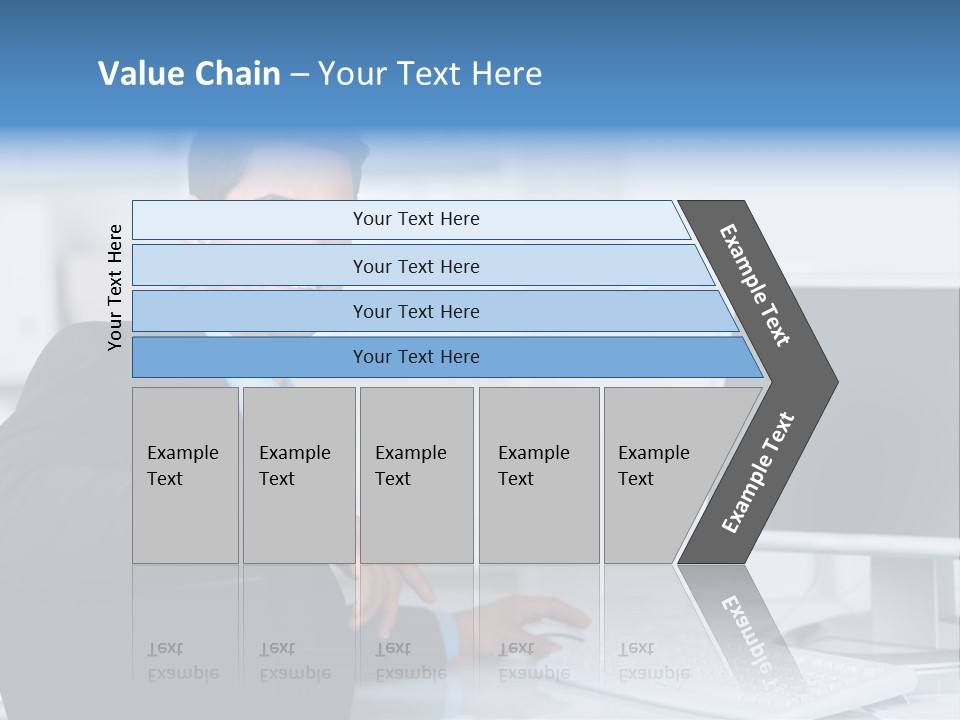 Mann Freiraum Entspannt PowerPoint Template