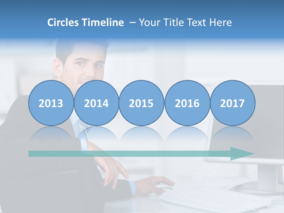 Mann Freiraum Entspannt PowerPoint Template