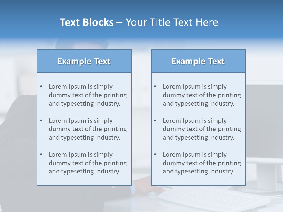 Mann Freiraum Entspannt PowerPoint Template
