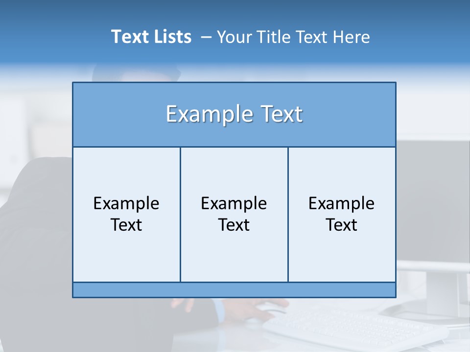 Mann Freiraum Entspannt PowerPoint Template