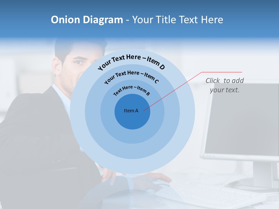 Mann Freiraum Entspannt PowerPoint Template