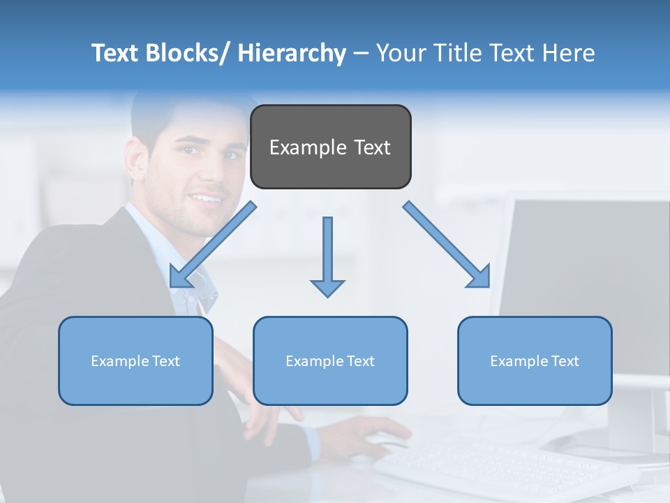 Mann Freiraum Entspannt PowerPoint Template