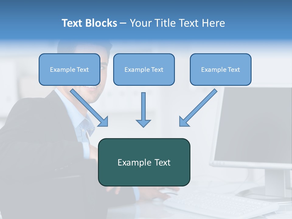 Mann Freiraum Entspannt PowerPoint Template