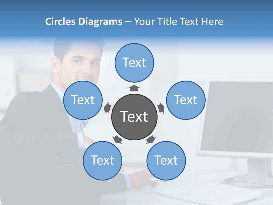 Mann Freiraum Entspannt PowerPoint Template