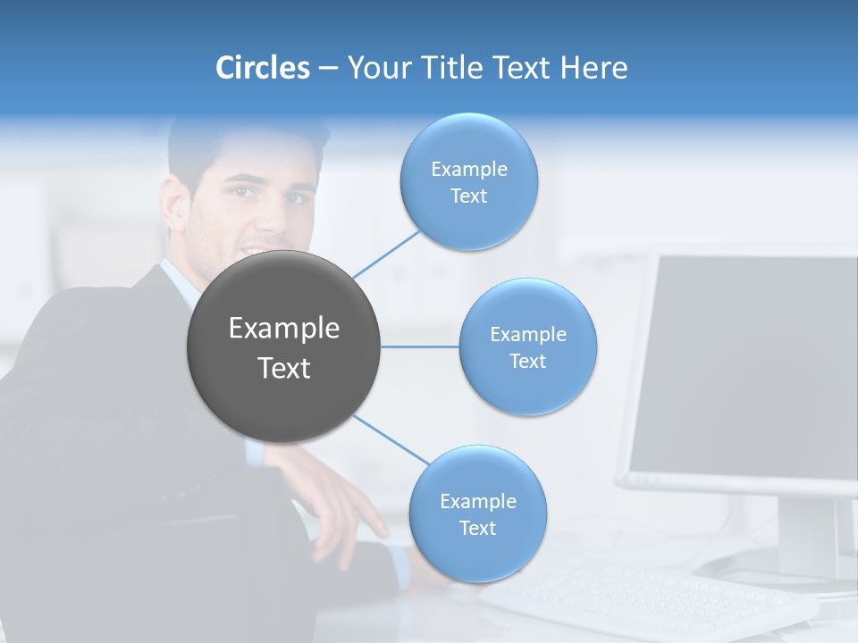 Mann Freiraum Entspannt PowerPoint Template