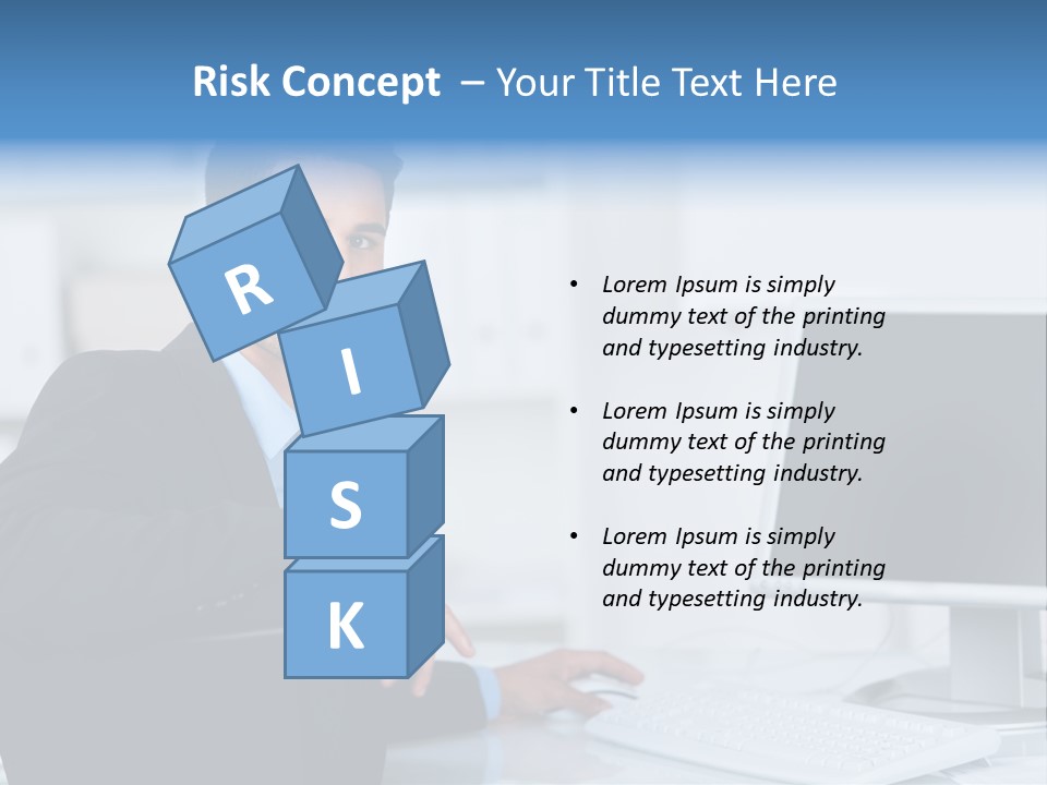 Mann Freiraum Entspannt PowerPoint Template