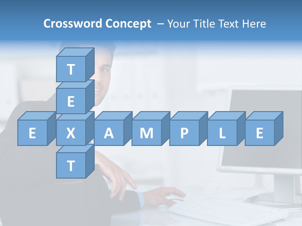 Mann Freiraum Entspannt PowerPoint Template