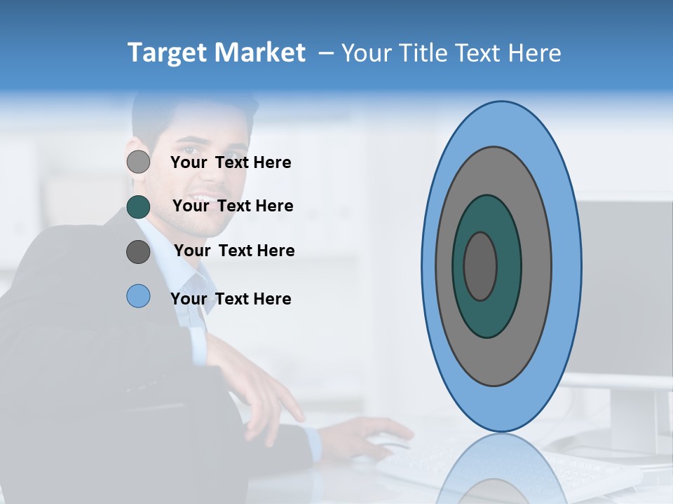 Mann Freiraum Entspannt PowerPoint Template