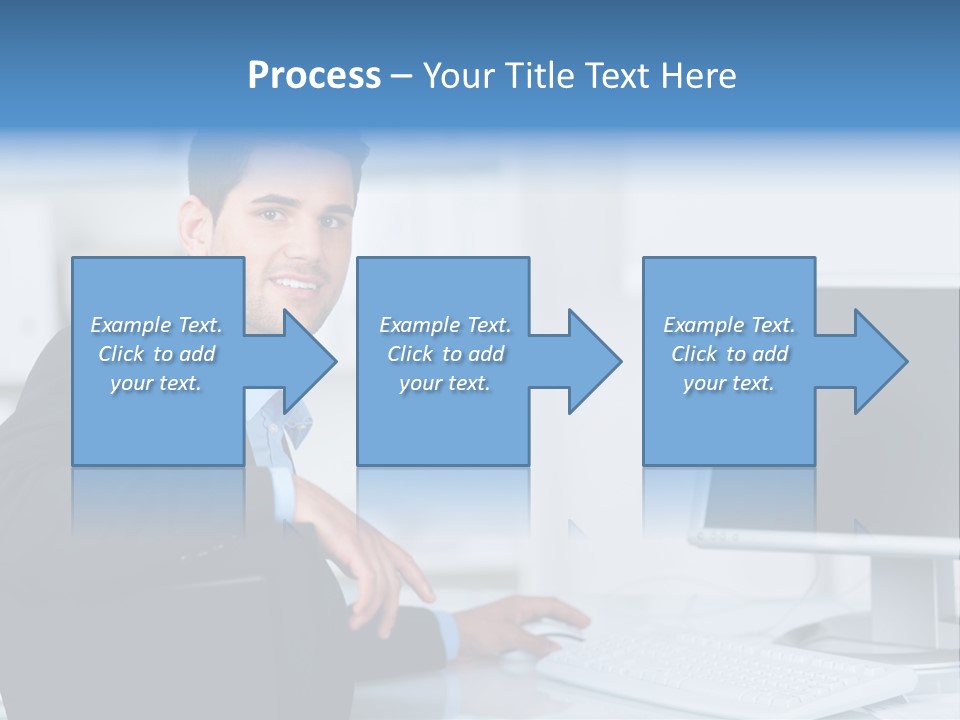 Mann Freiraum Entspannt PowerPoint Template
