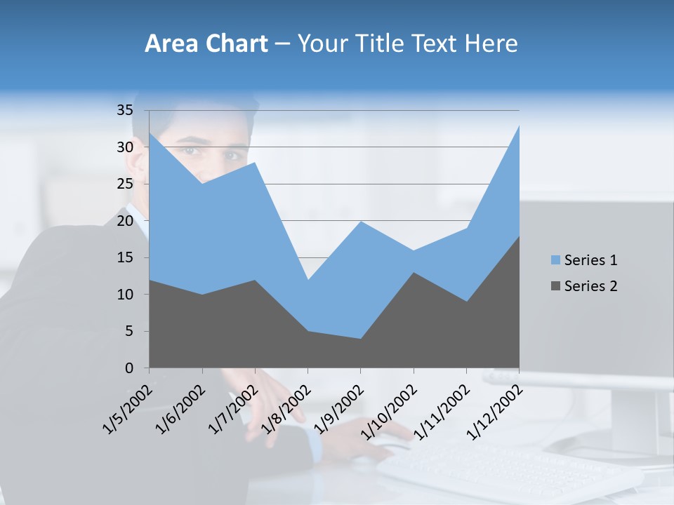 Mann Freiraum Entspannt PowerPoint Template