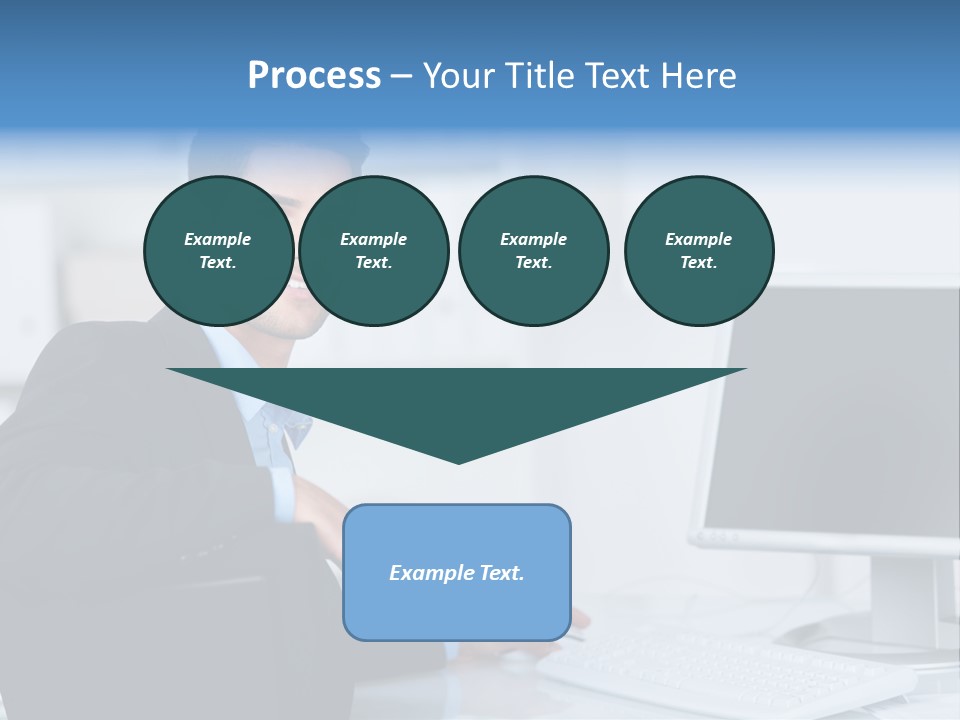 Mann Freiraum Entspannt PowerPoint Template