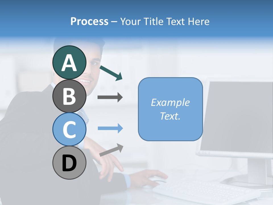 Mann Freiraum Entspannt PowerPoint Template