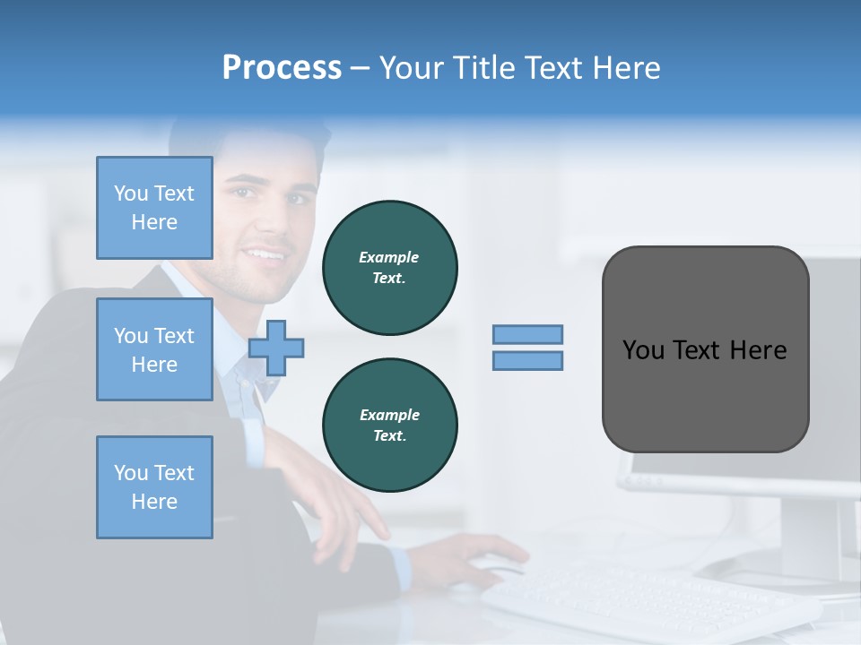 Mann Freiraum Entspannt PowerPoint Template