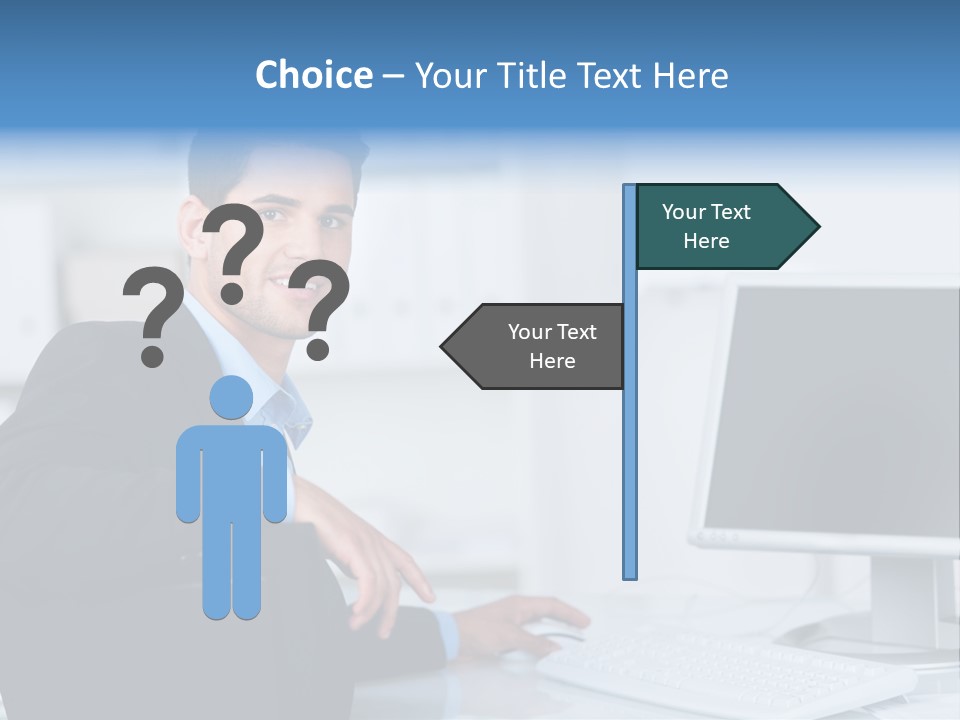 Mann Freiraum Entspannt PowerPoint Template