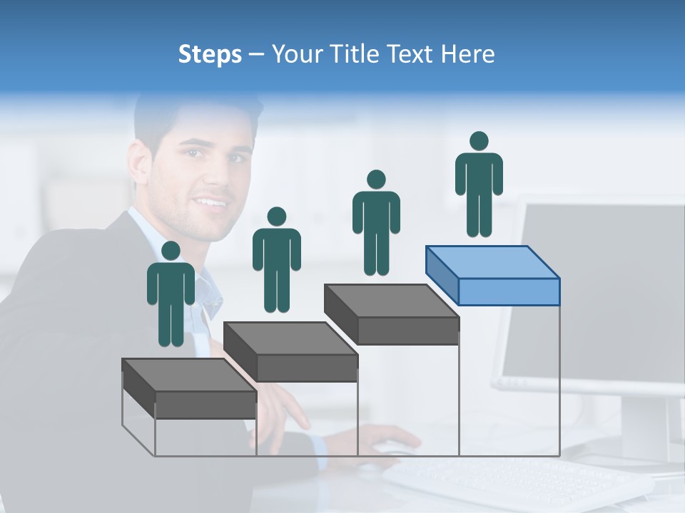 Mann Freiraum Entspannt PowerPoint Template