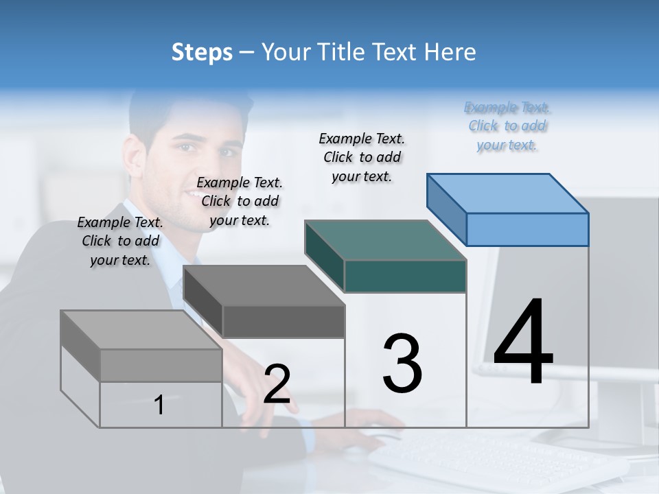 Mann Freiraum Entspannt PowerPoint Template