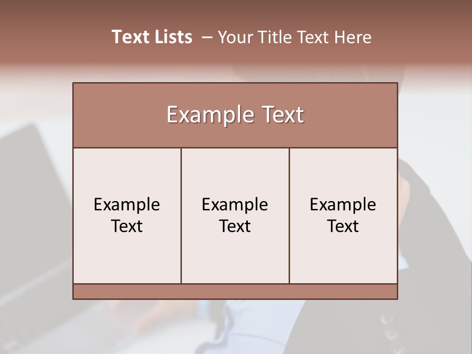 Berater Motiviert Headset PowerPoint Template