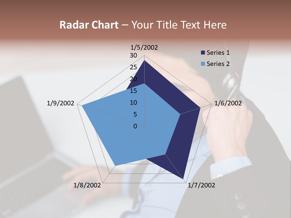 Berater Motiviert Headset PowerPoint Template