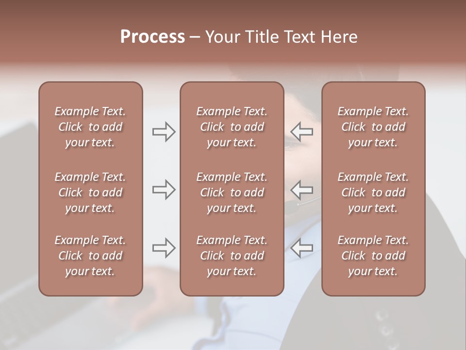 Berater Motiviert Headset PowerPoint Template