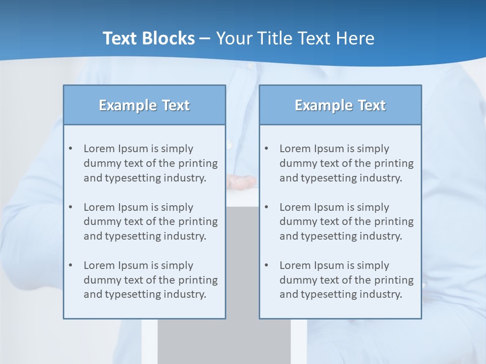 Lesen Manager Beruf PowerPoint Template