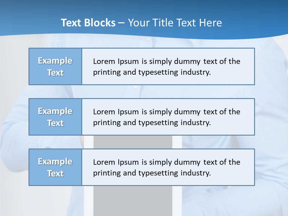 Lesen Manager Beruf PowerPoint Template