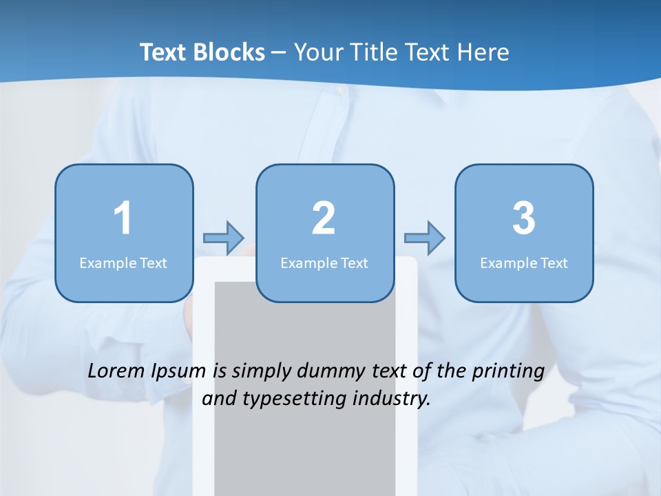 Lesen Manager Beruf PowerPoint Template