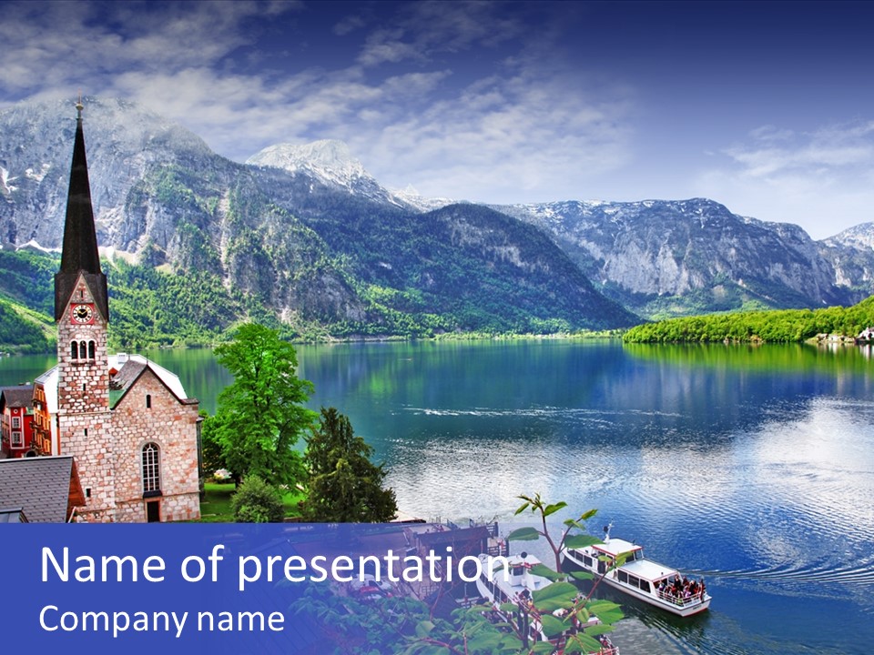 Unesco Heaven Romance PowerPoint Template