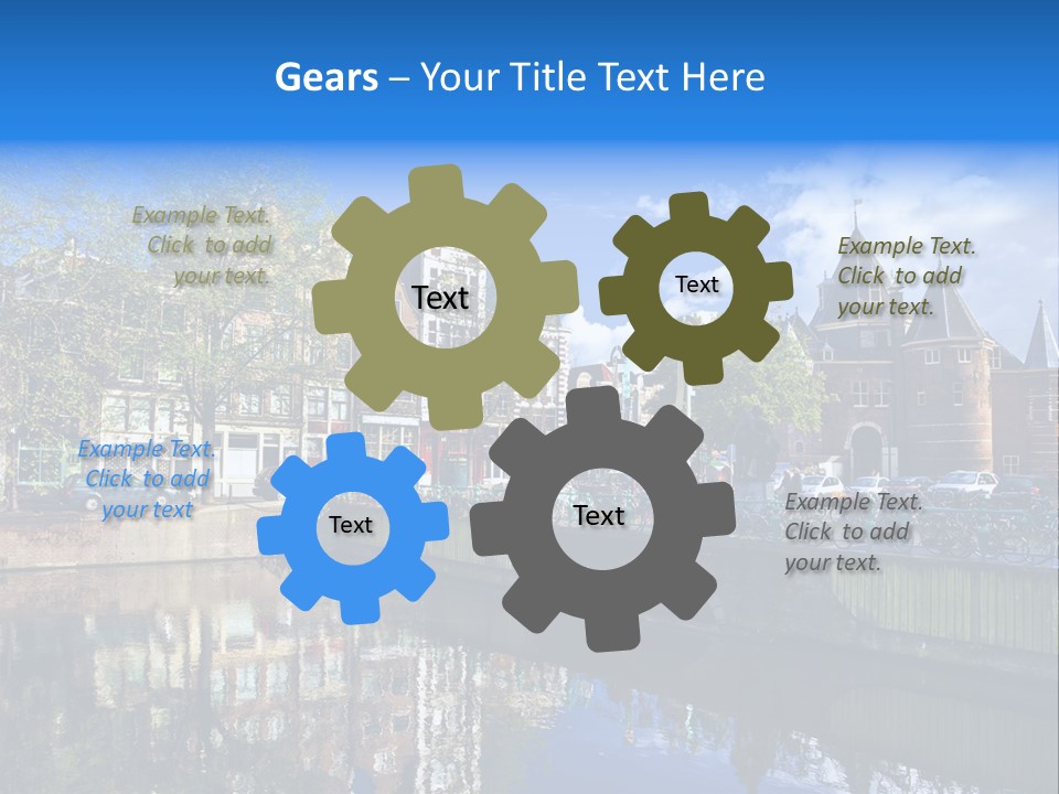 Architectural Transport Cars PowerPoint Template