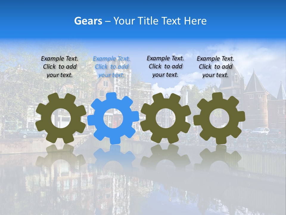 Architectural Transport Cars PowerPoint Template