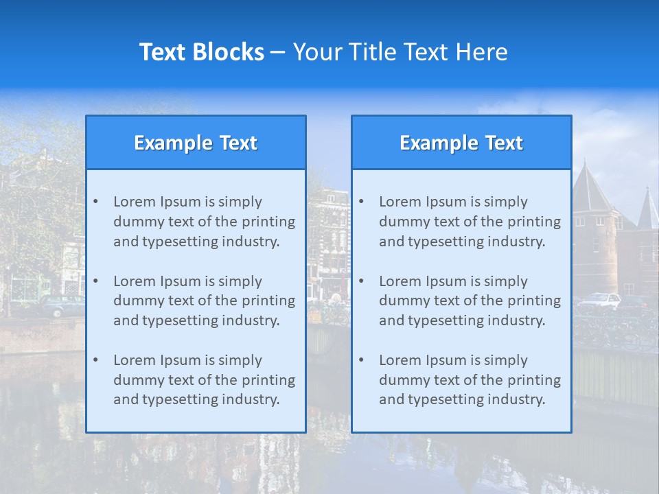 Architectural Transport Cars PowerPoint Template