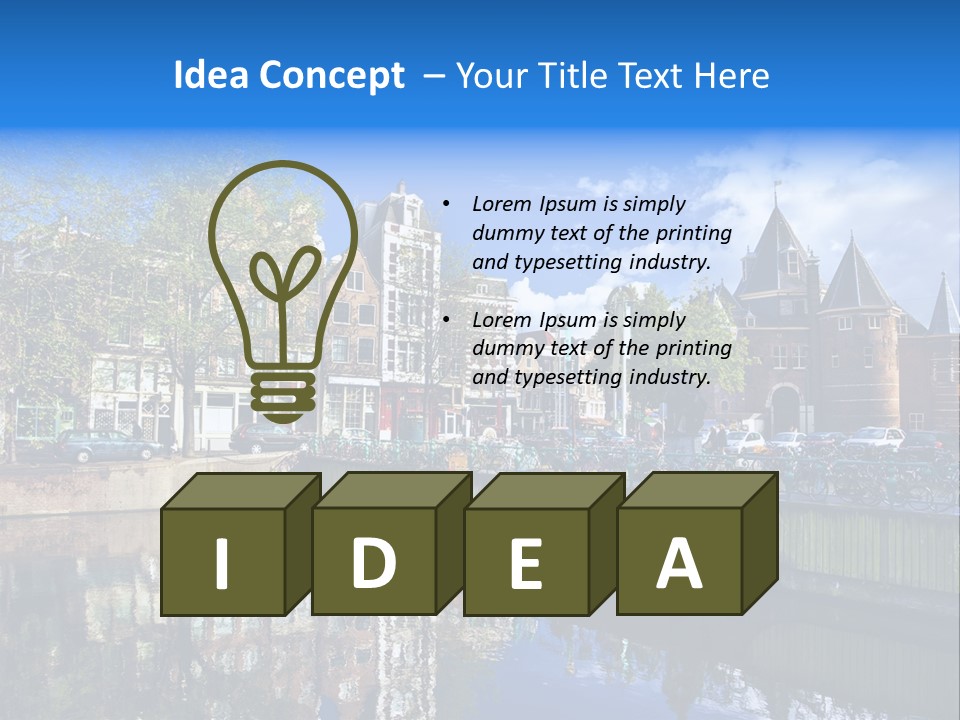 Architectural Transport Cars PowerPoint Template