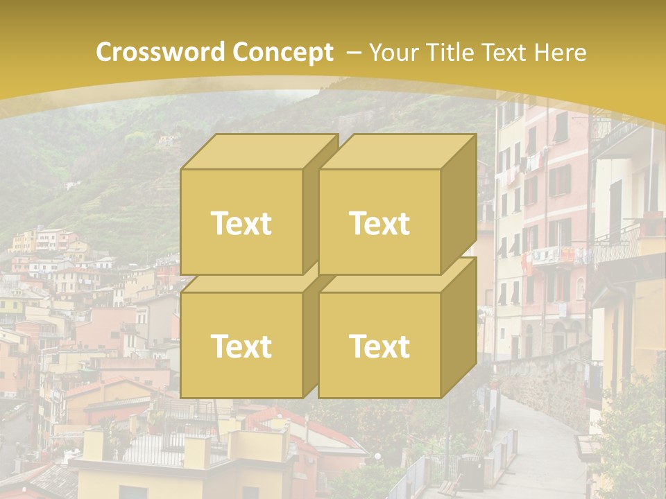 Water Rock Village PowerPoint Template