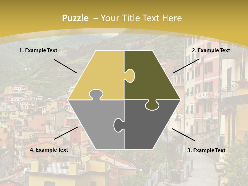 Water Rock Village PowerPoint Template