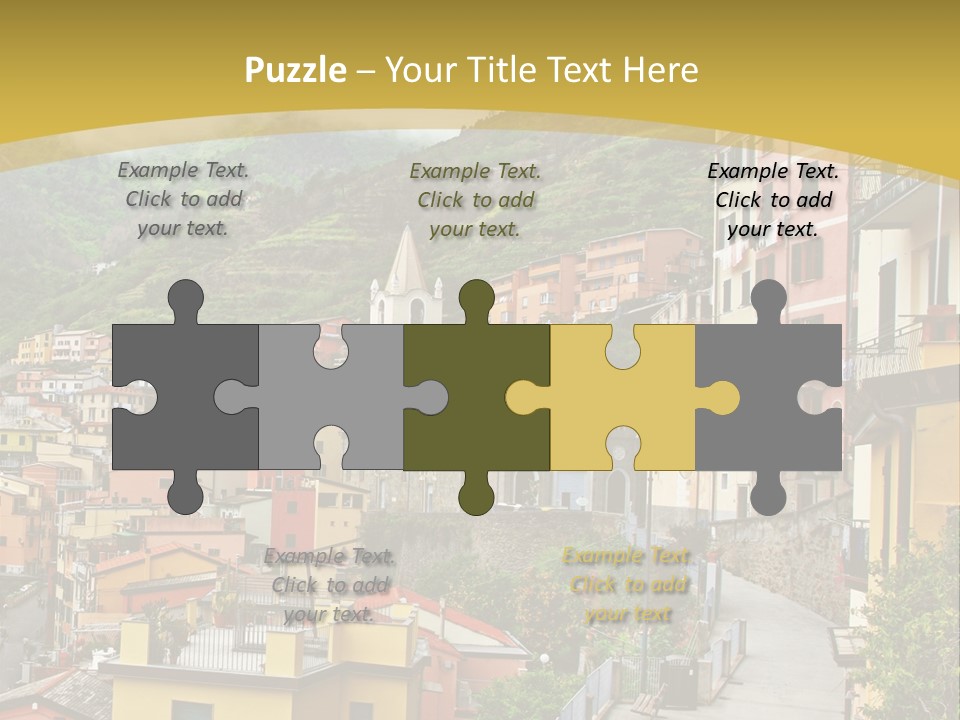 Water Rock Village PowerPoint Template