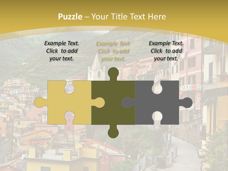 Water Rock Village PowerPoint Template