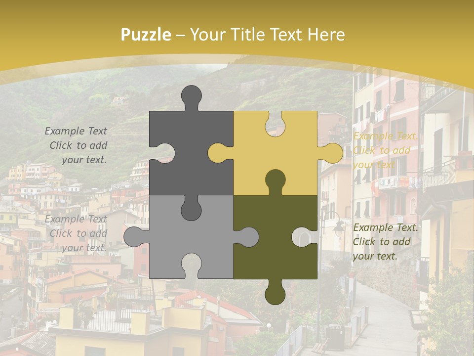 Water Rock Village PowerPoint Template