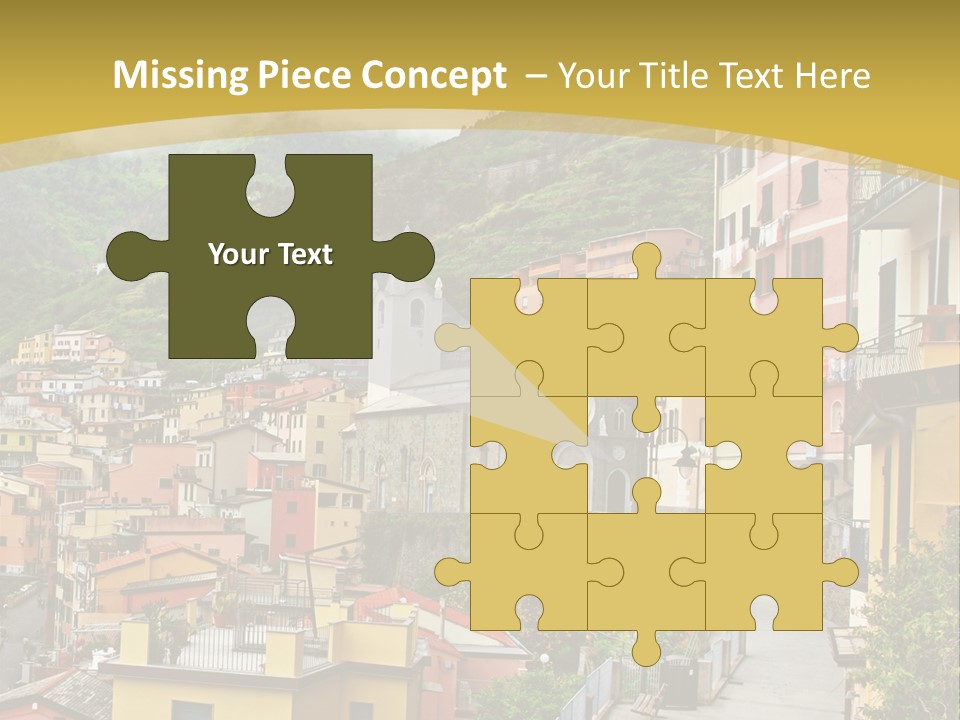 Water Rock Village PowerPoint Template