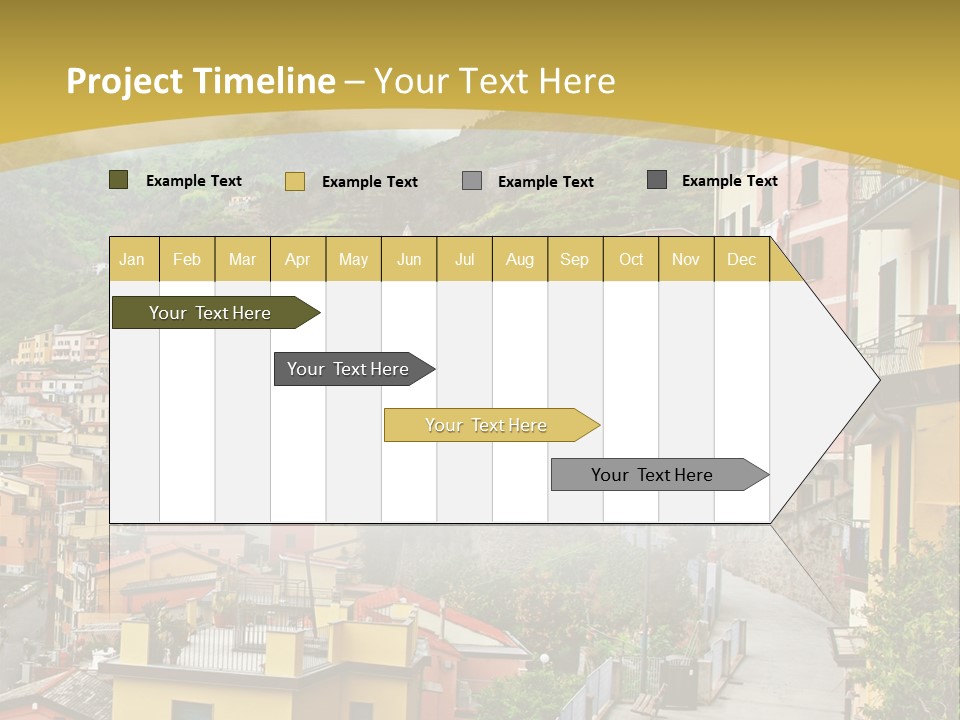 Water Rock Village PowerPoint Template