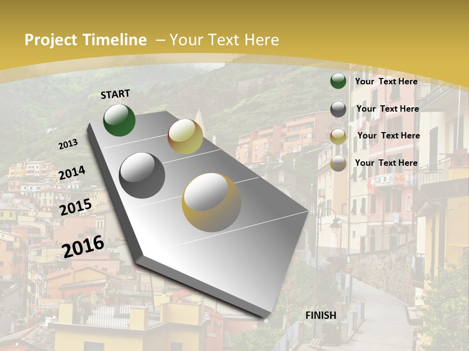 Water Rock Village PowerPoint Template