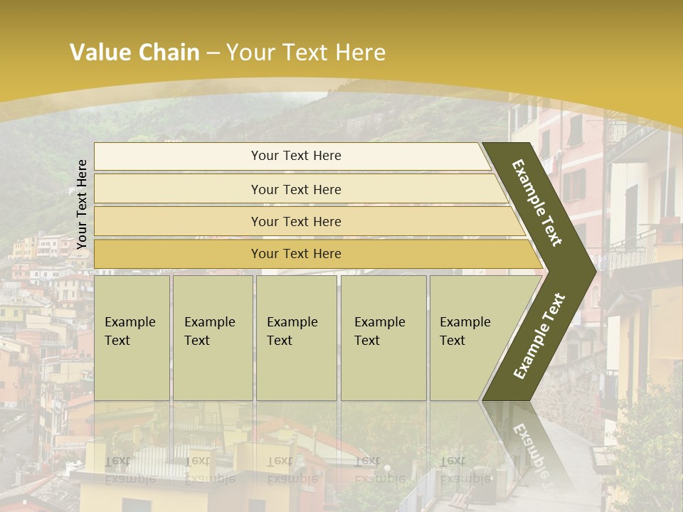 Water Rock Village PowerPoint Template