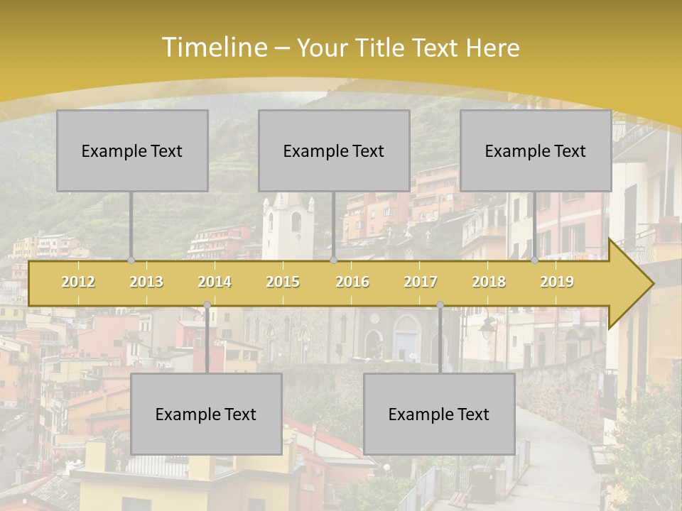 Water Rock Village PowerPoint Template